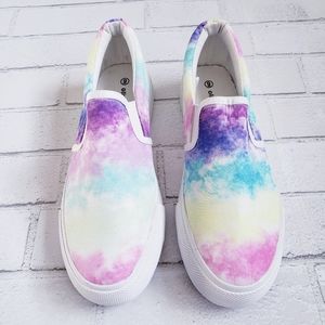 Olivia + Kate Tie Dyed Slip-on Sneakers